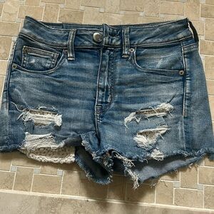 American Eagle Jean shorts with holes